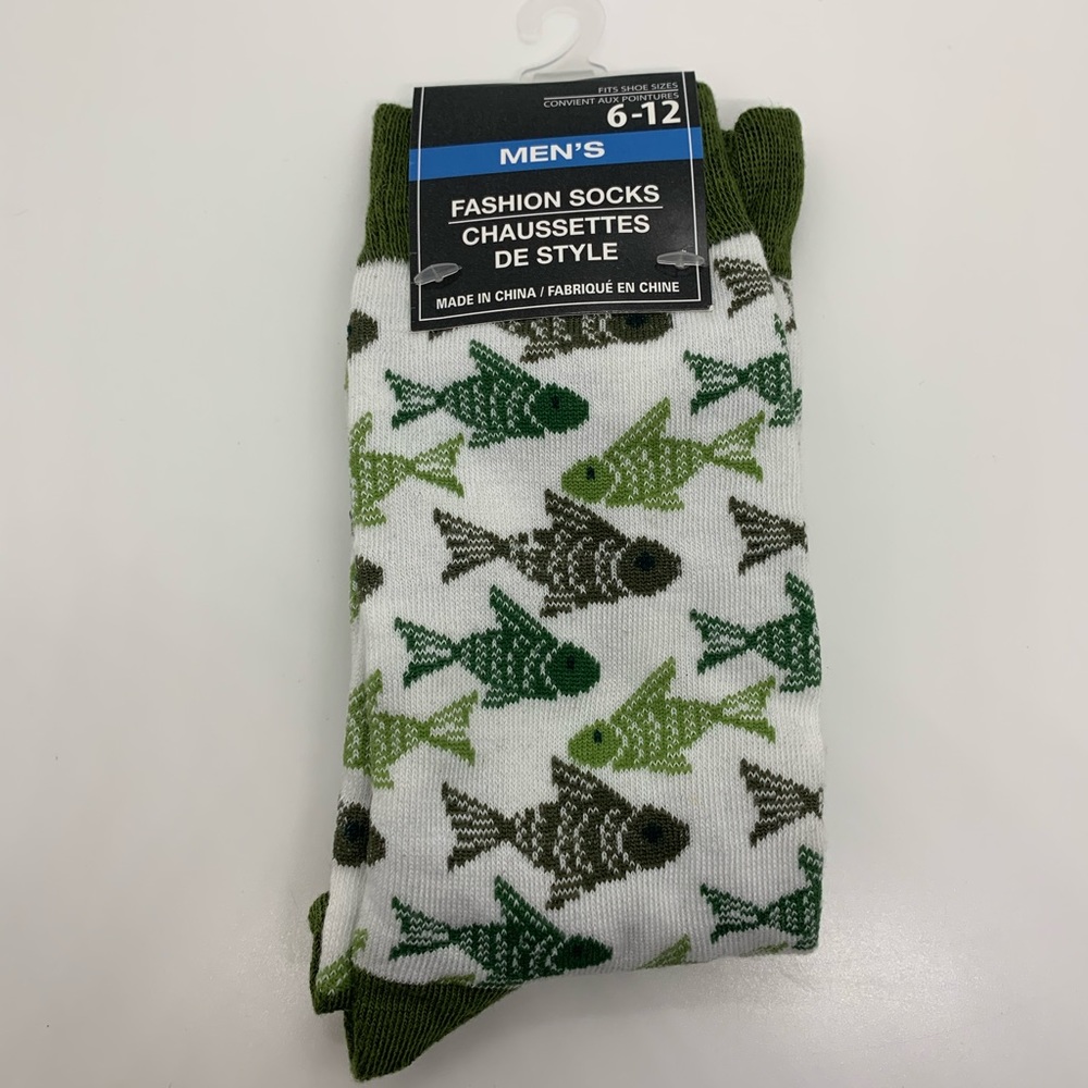 Men’s fish socks size 6 to 12